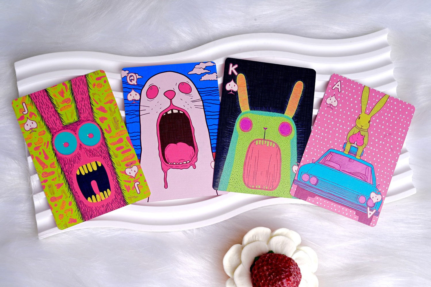 Mad Bunny Playing Cards