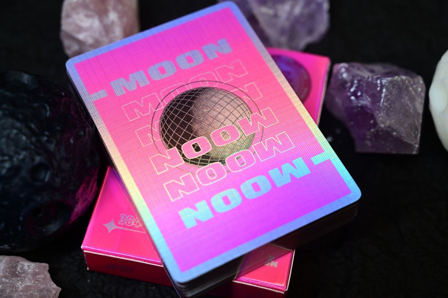Moon Playing Cards - Holo Pink Edition