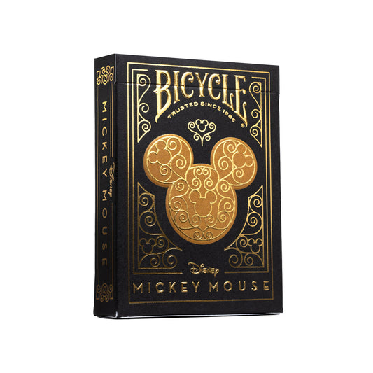 Bicycle Disney Mickey Mouse Black and Gold Inspired Playing Cards