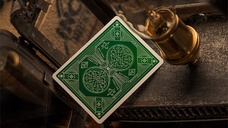 Green National Playing Cards