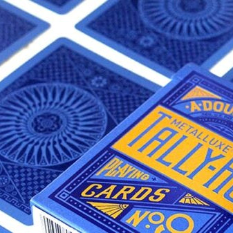 Bicycle Tally-Ho MetalLuxe Blue Playing Cards