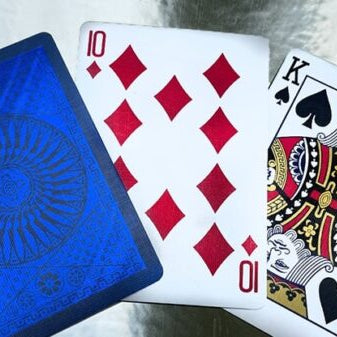 Bicycle Tally-Ho MetalLuxe Blue Playing Cards