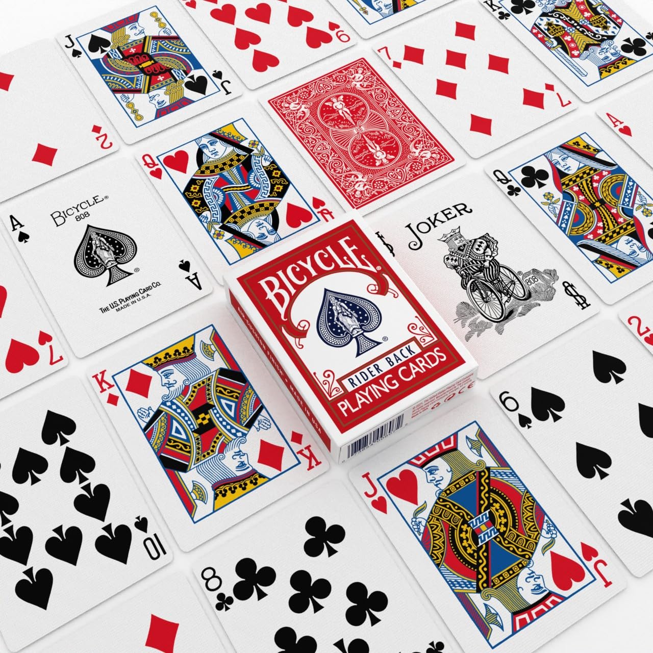 Bicycle Rider Back Playing Cards (Red)