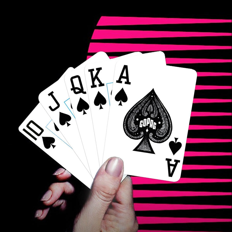 Copag Texas Hold'em Plastic Playing Cards - Black