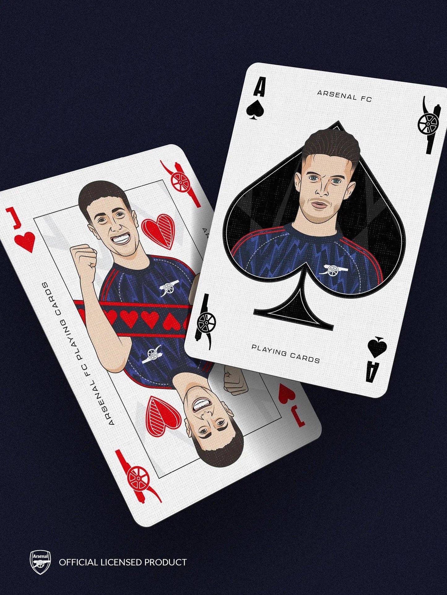 Arsenal FC Playing Cards - Away Edition