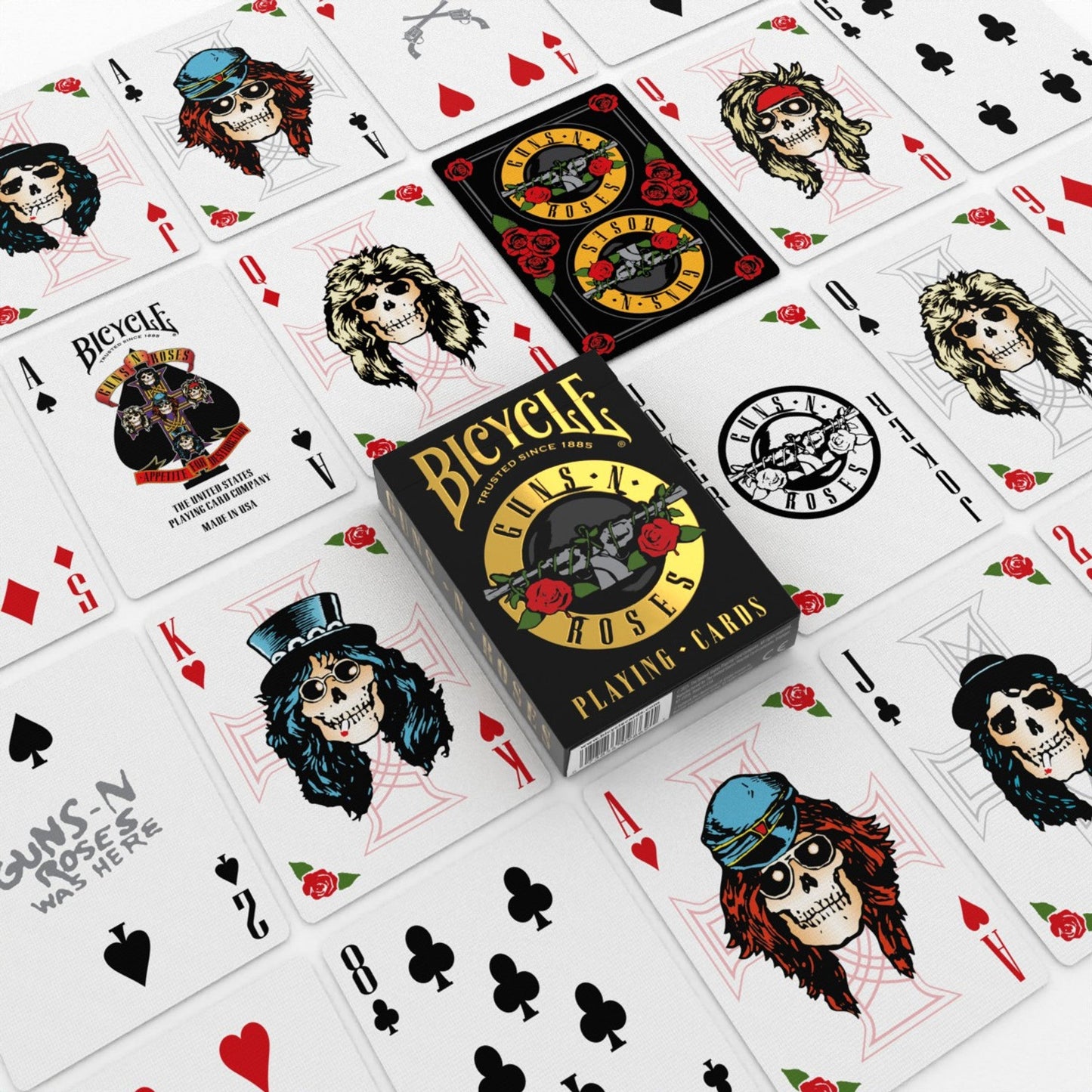 Bicycle Guns N’ Roses Playing Cards