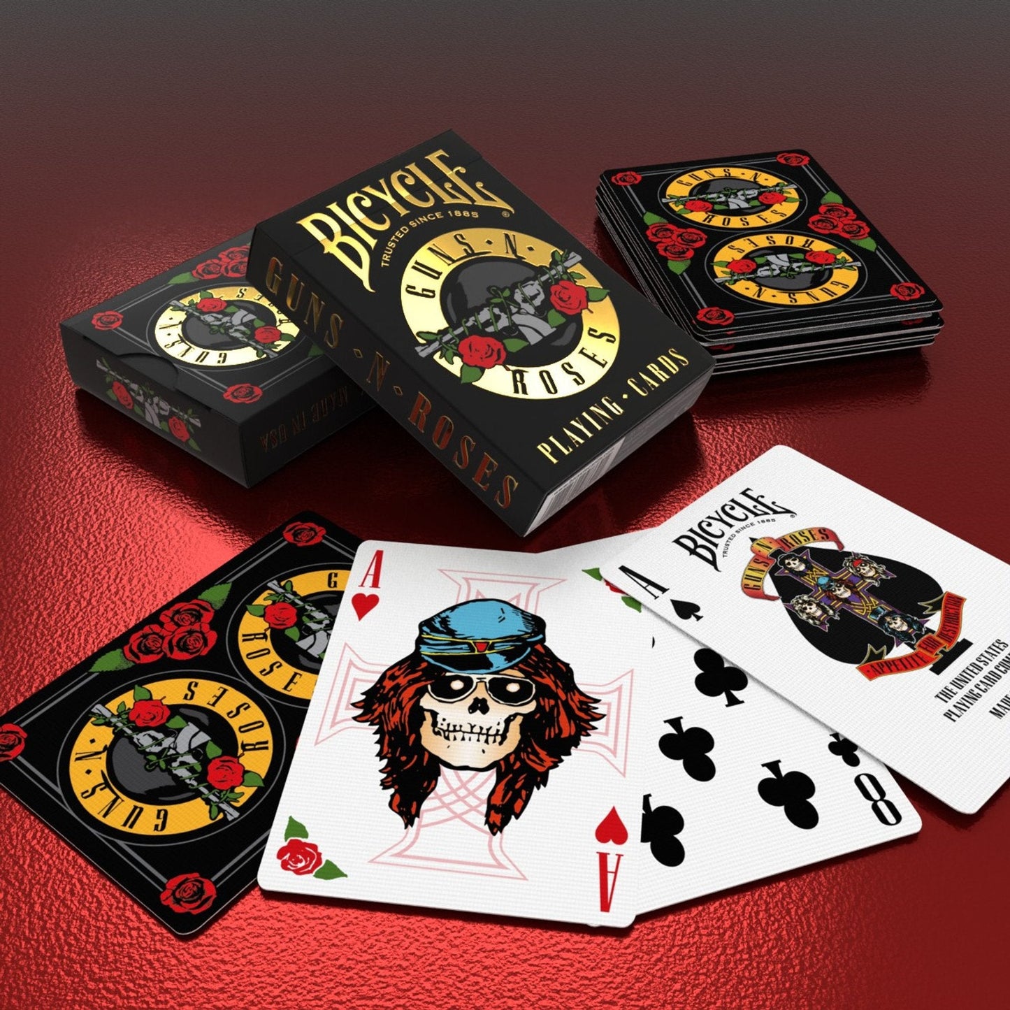 Bicycle Guns N’ Roses Playing Cards