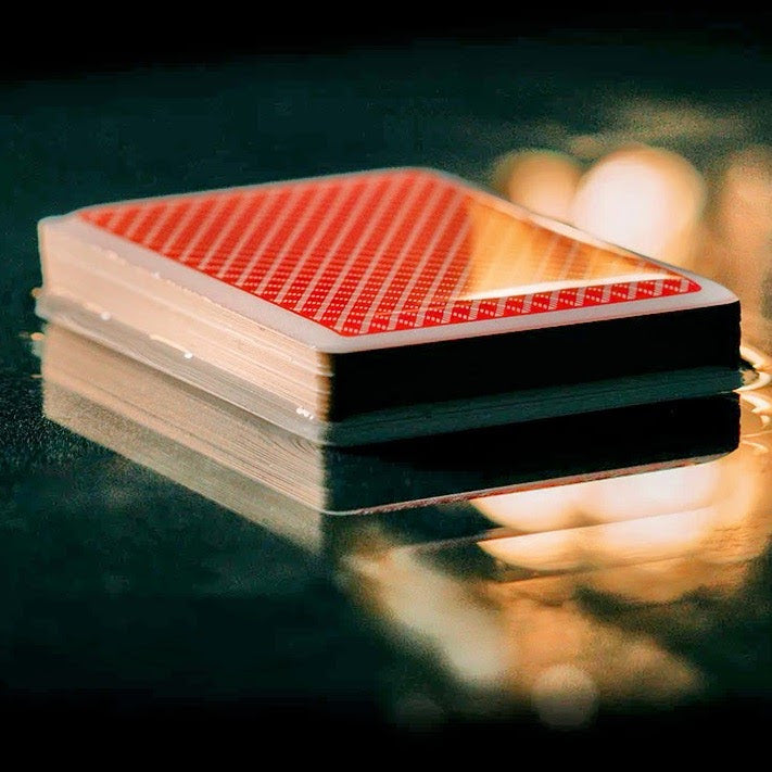 Bicycle Bee Premium Plastic Playing Cards Red - Jumbo Index