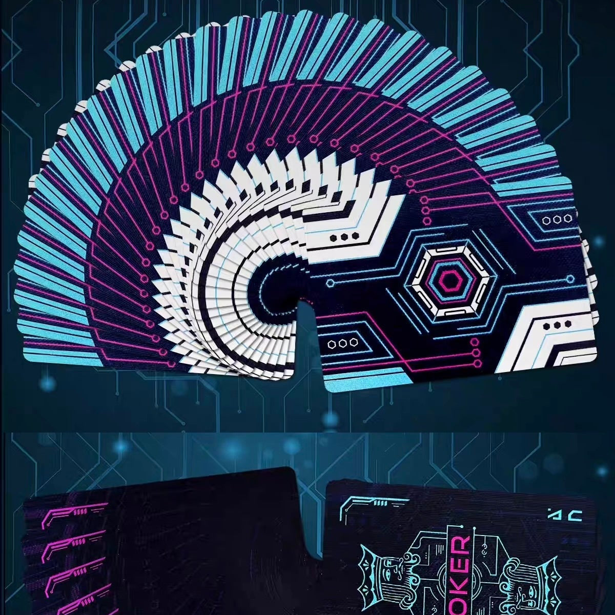 Bicycle Cyberpunk Hard Wired Playing Cards