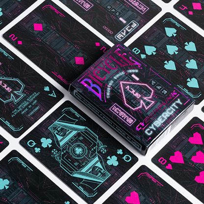 Bicycle Cyberpunk Cybercity Playing Cards