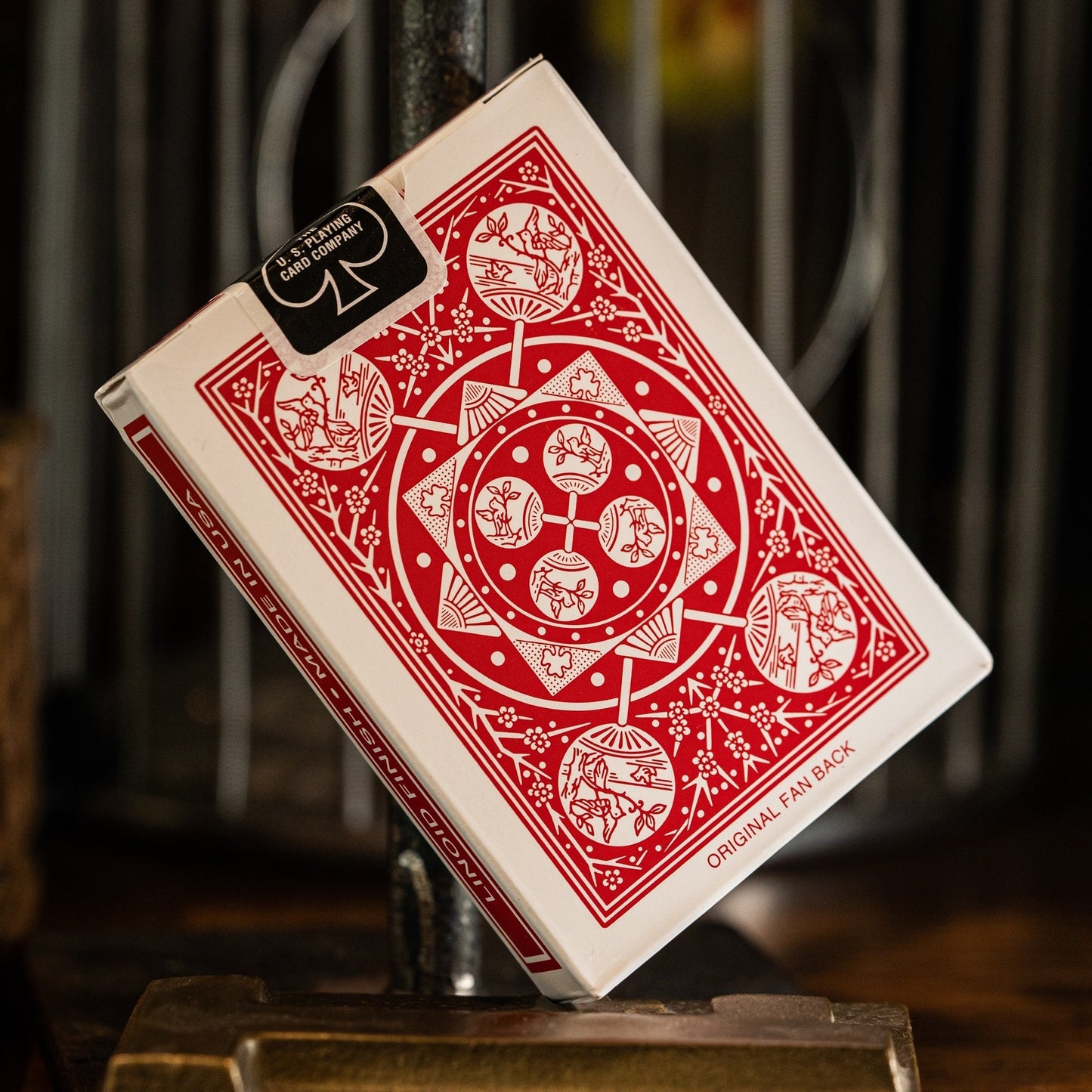 Bicycle Tally-Ho Fan Back Playing Cards Red