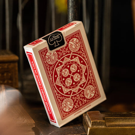 Bicycle Tally-Ho Fan Back Playing Cards Red