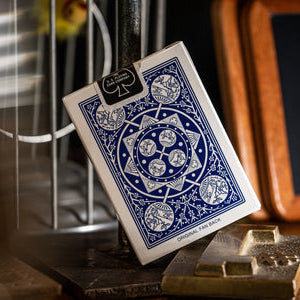 Bicycle Tally-Ho Fan Back Playing Cards Blue
