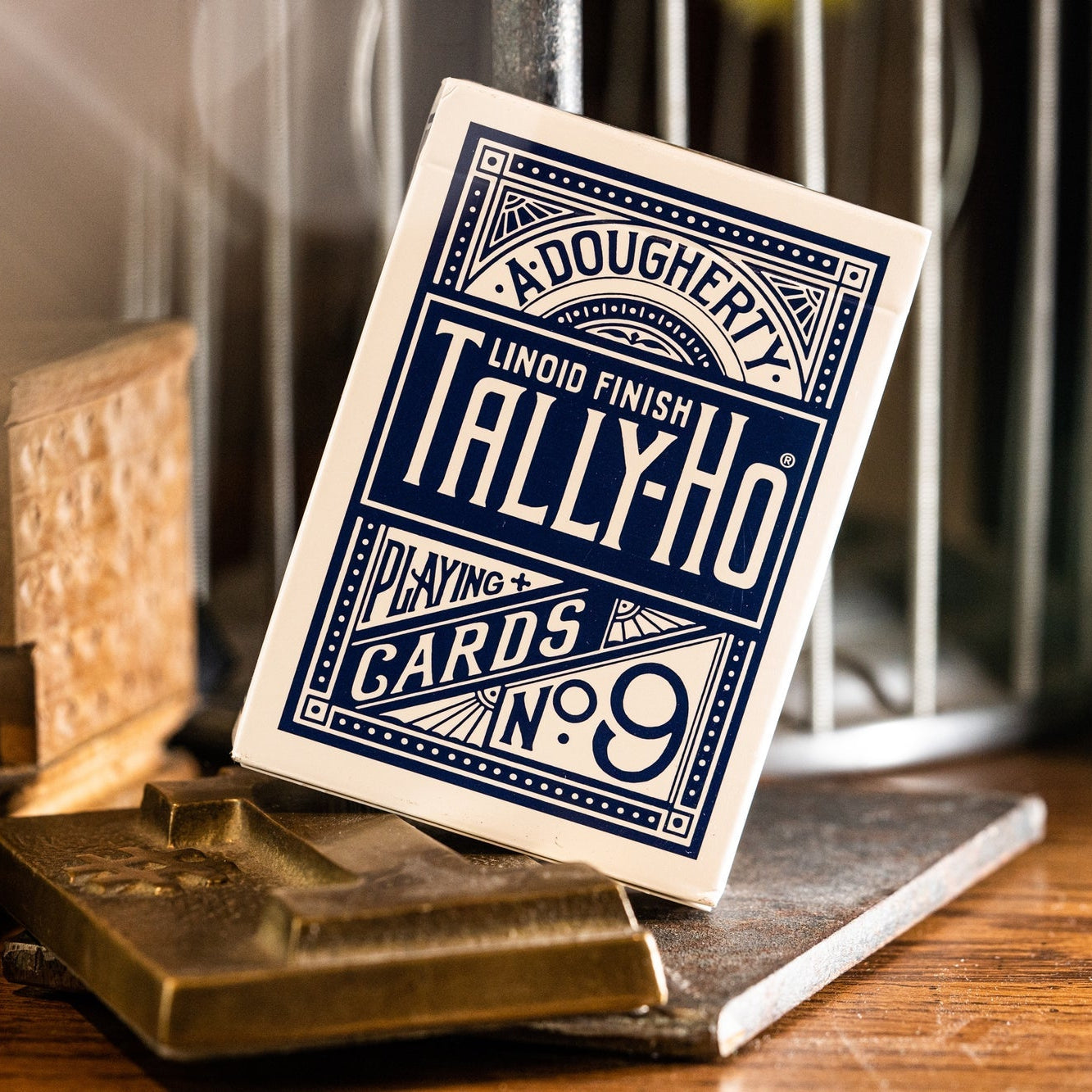 Bicycle Tally-Ho Fan Back Playing Cards Blue