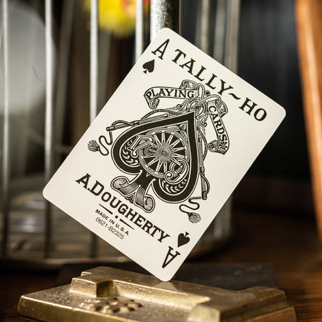 Bicycle Tally-Ho Fan Back Playing Cards Blue