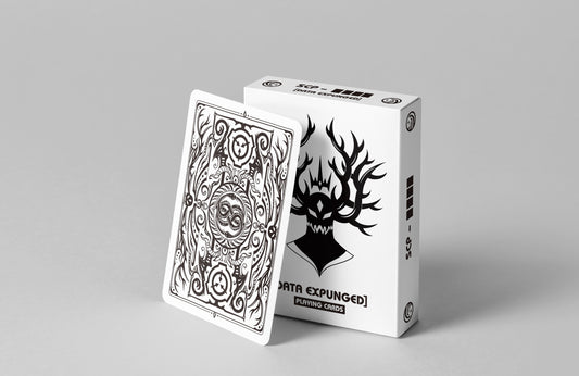 The SCP Foundation Playing Cards - The Data Expunged Deck (White)