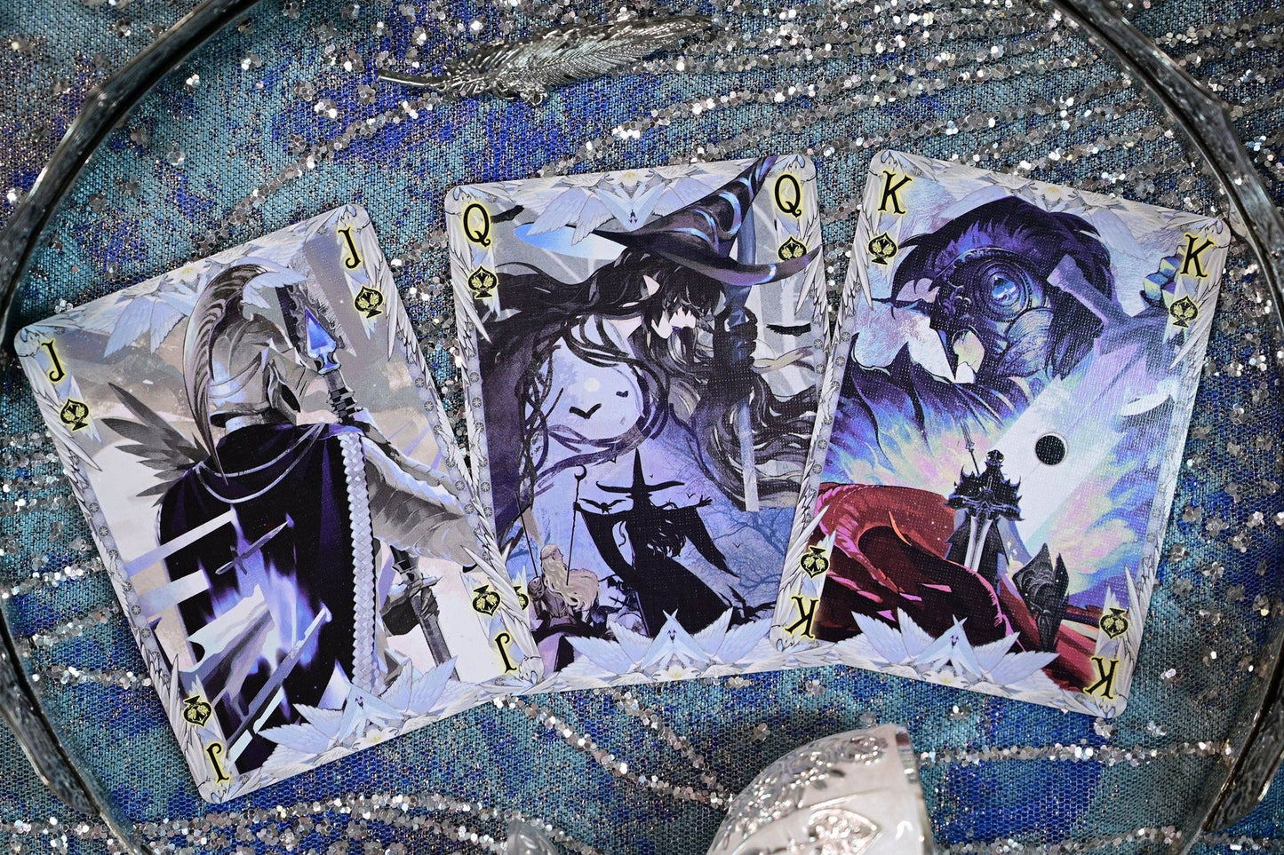 King Arthur Playing Cards V2 - Excalibur Silver Fairyland (Standard)