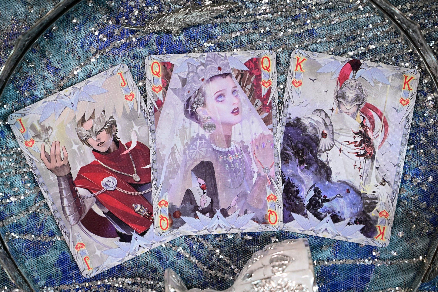 King Arthur Playing Cards V2 - Excalibur Silver Fairyland (Standard)