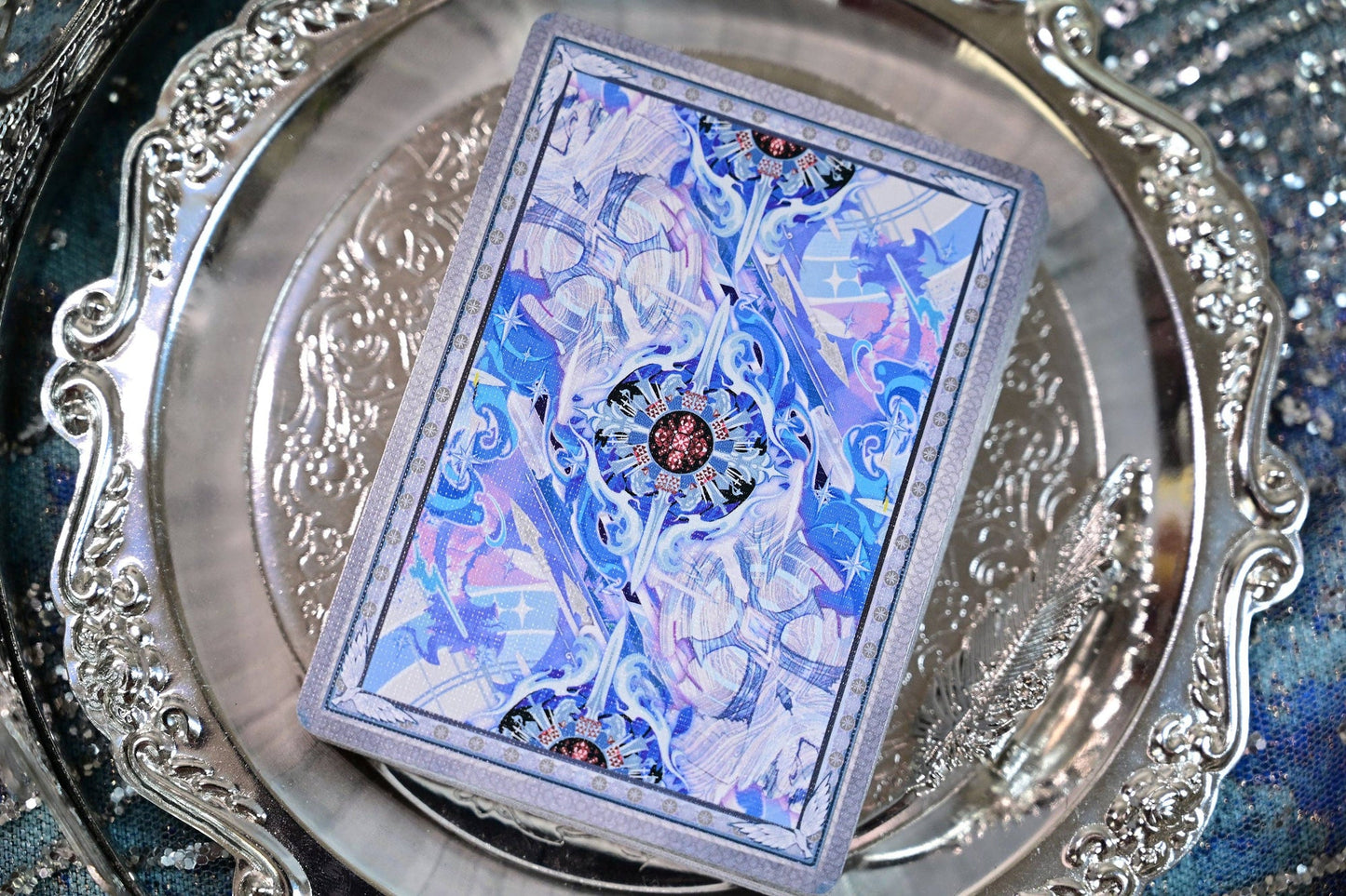 King Arthur Playing Cards V2 - Excalibur Silver Fairyland (Standard)