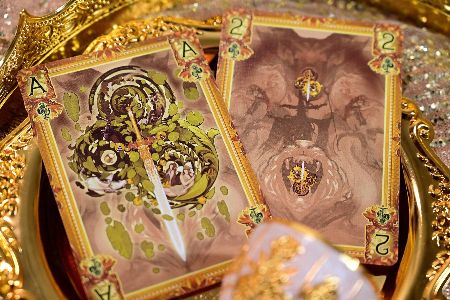 King Arthur Playing Cards V2 - Excalibur Golden Dawn (Standard)