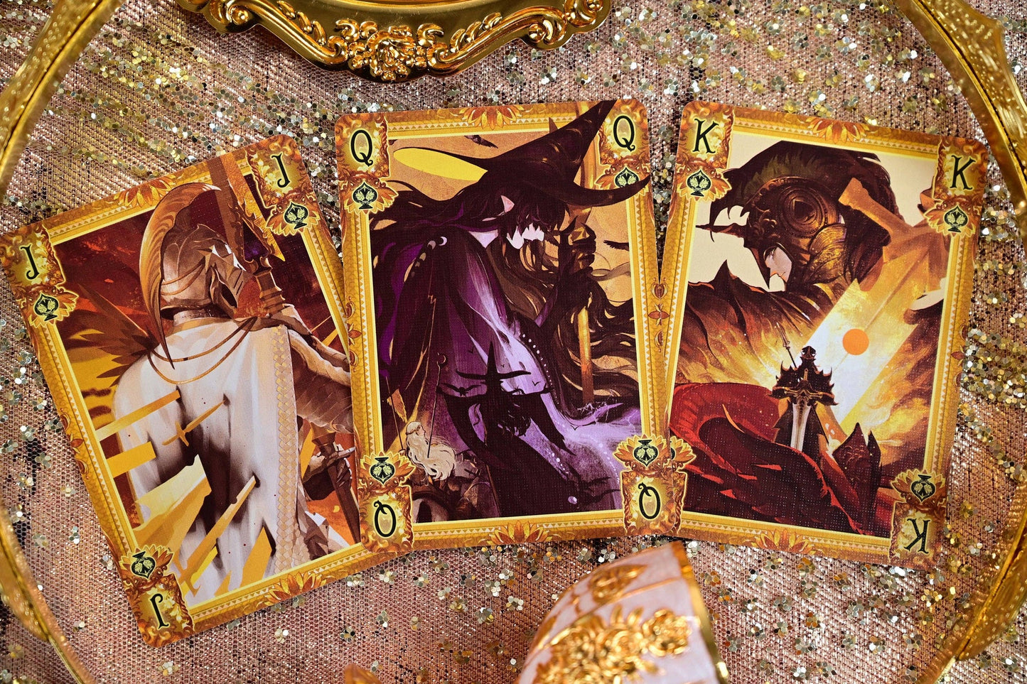 King Arthur Playing Cards V2 - Excalibur Golden Dawn (Standard)