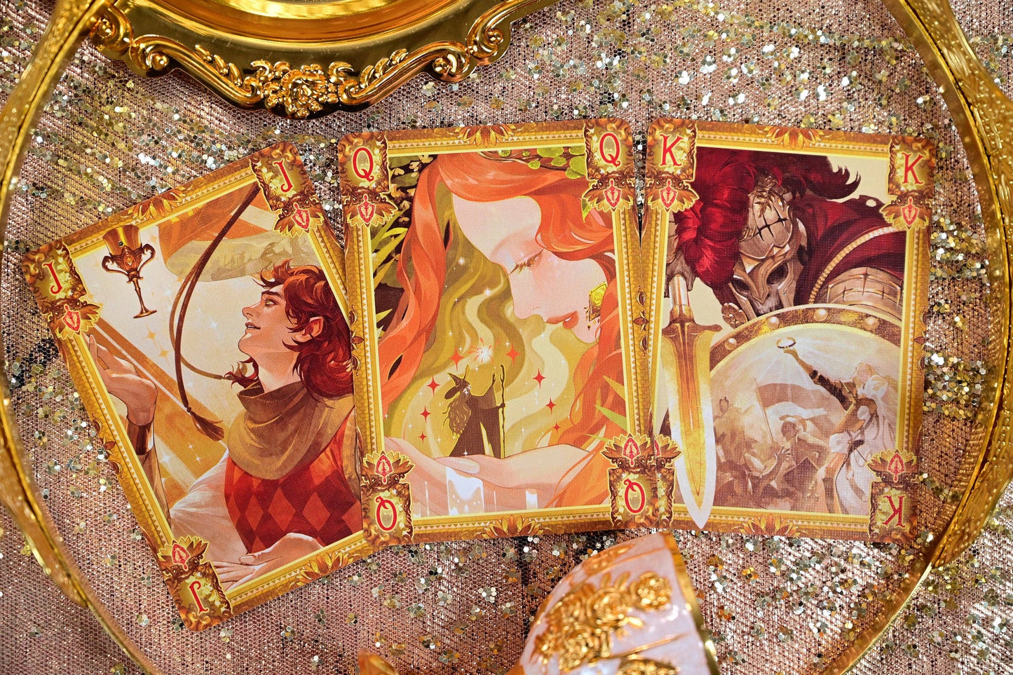 King Arthur Playing Cards V2 - Excalibur Golden Dawn (Standard)