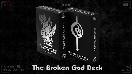 Die SCP Foundation-Spielkarten 2. Ausgabe – Broken God Deck (Black Edition)