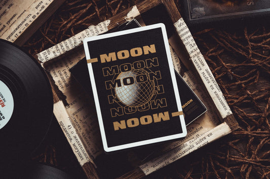 Moon Playing Cards - Holo Black Edition
