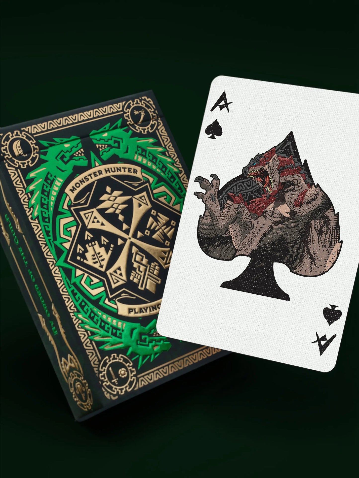 Monster Hunter Playing Cards - Collectors Edition Green