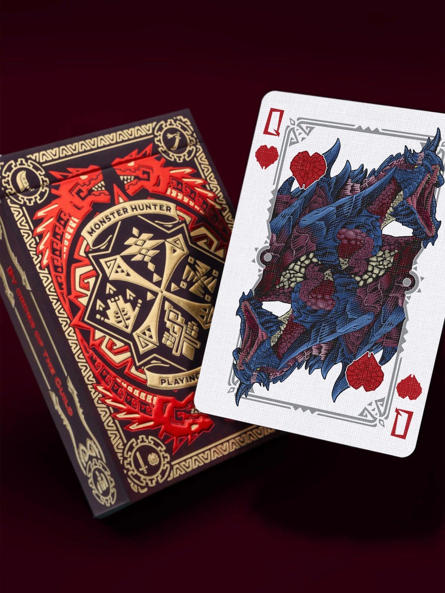 Monster Hunter Playing Cards - Collectors Edition Red