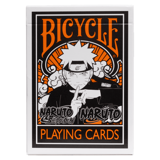 Naruto Bicycle Playing Cards Featuring Naruto in his classic Orange and Black colorway.