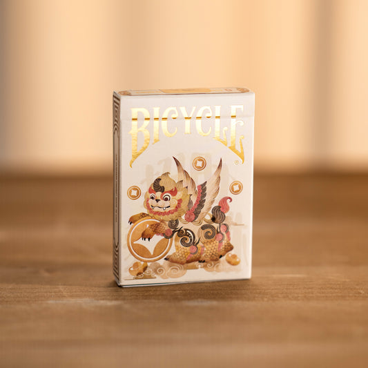 Bicycle Auspicious Beast Playing Cards: Zhao Cai Pixiu
