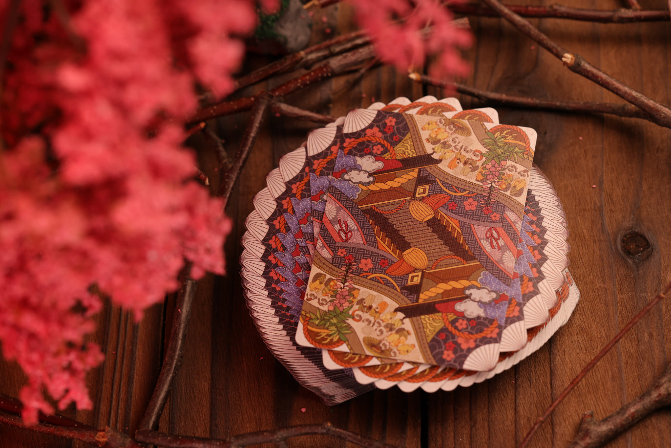 Tanuki Yukaku Playing Cards - Oiran Dochu Edition