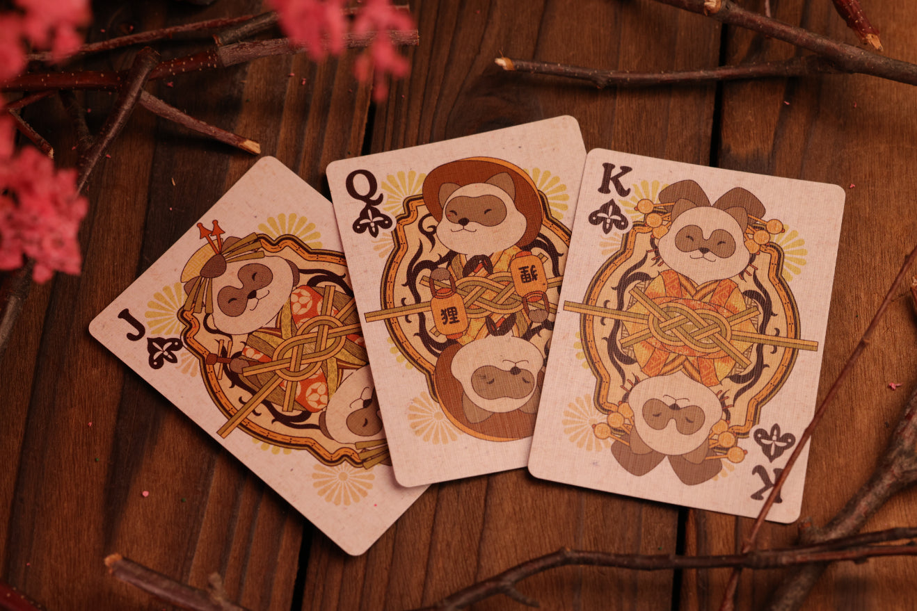 Tanuki Yukaku Playing Cards - Oiran Dochu Edition