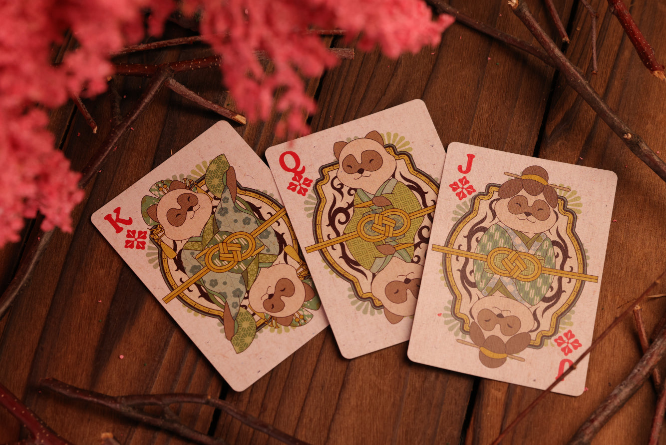 Tanuki Yukaku Playing Cards - Oiran Dochu Edition