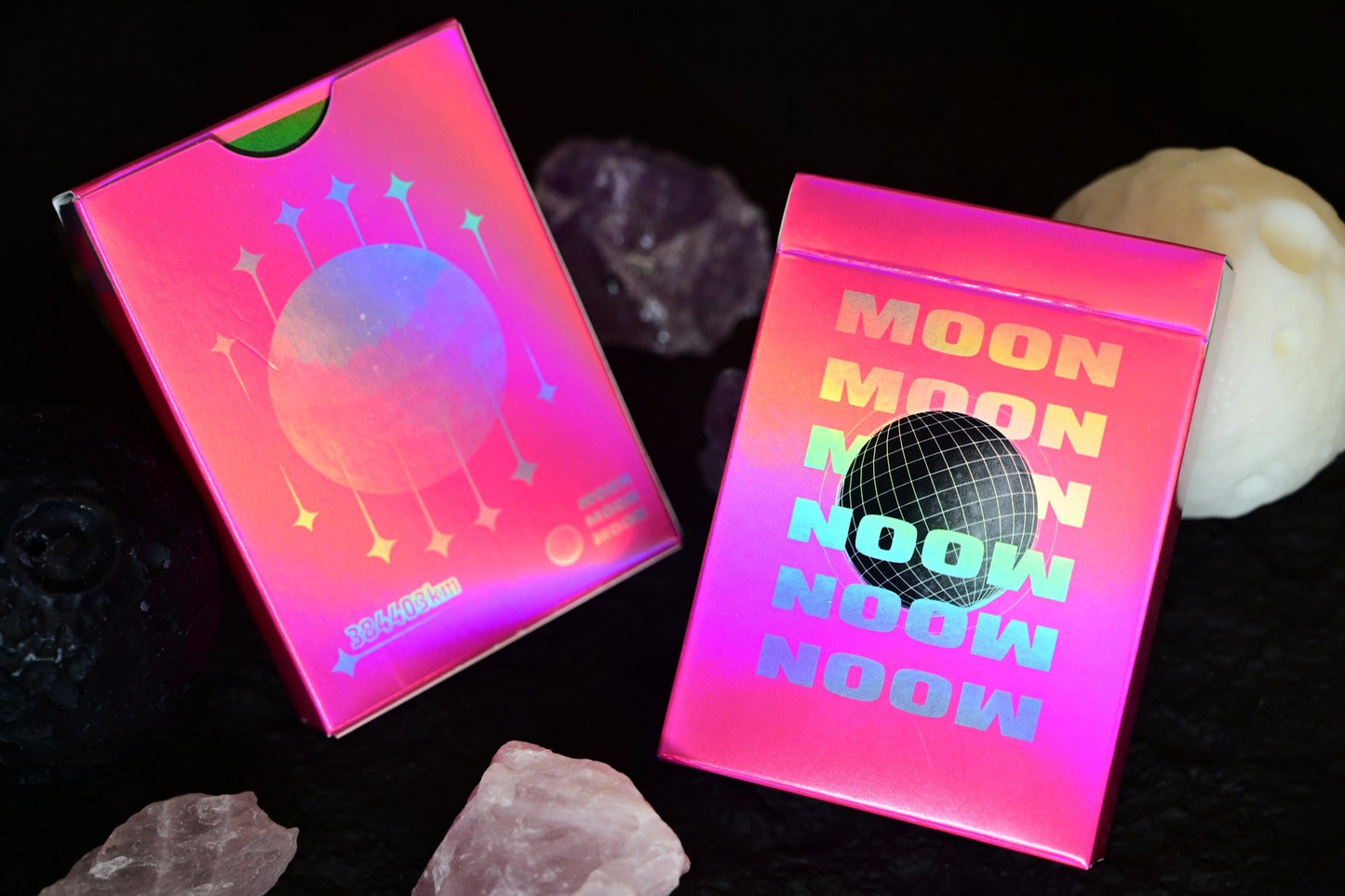 Moon Playing Cards - Holo Pink Edition
