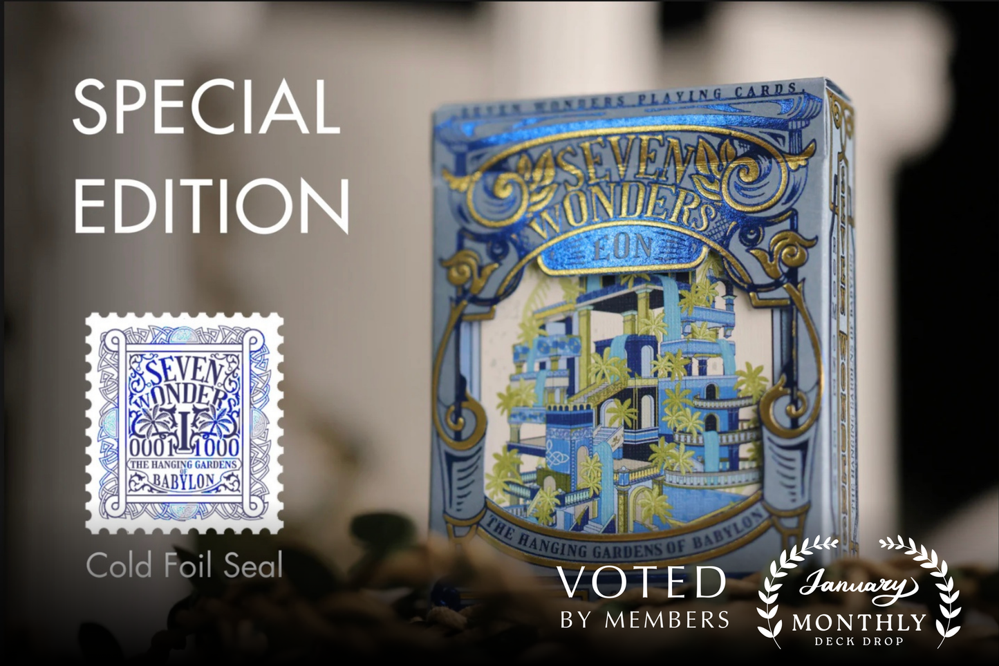 Hanging Gardens of Babylon Playing Cards - Special Edition