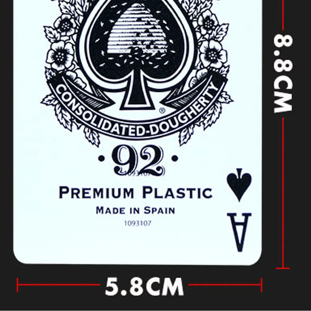 Bicycle Bee Premium Plastic Playing Cards (Blue)