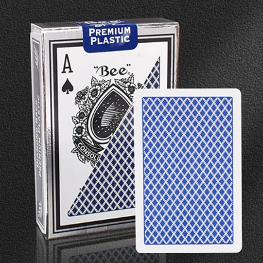 Bicycle Bee Premium Plastic Playing Cards (Blue)