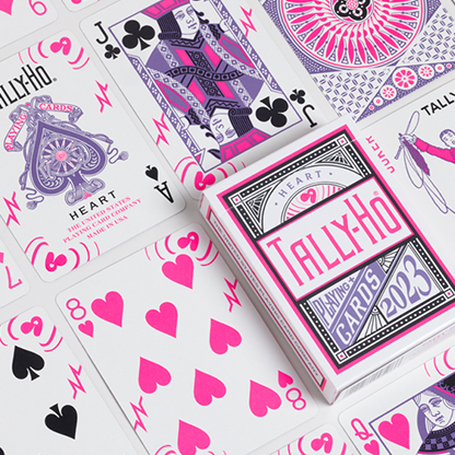 Bicycle Tally-Ho Heart Playing Cards