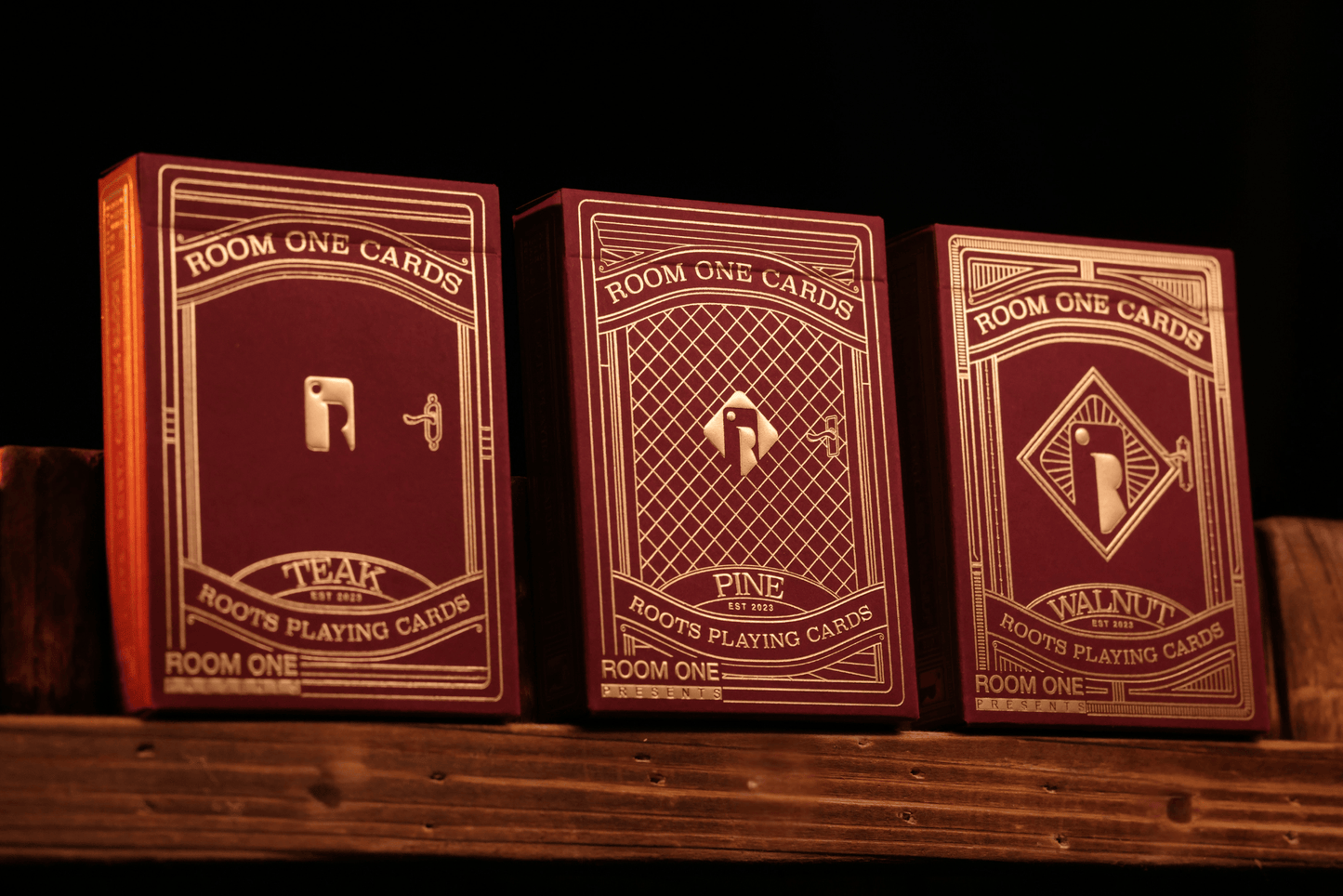 Red Roots Playing Cards - Teak Edition