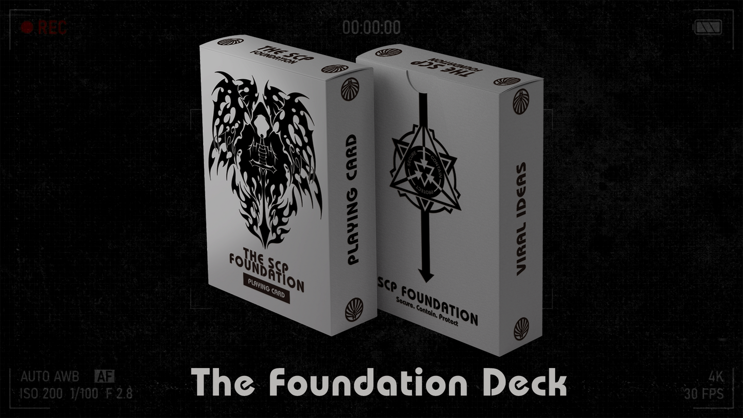 Die SCP Foundation Spielkarten 2. Edition - Foundation Deck (Standard)