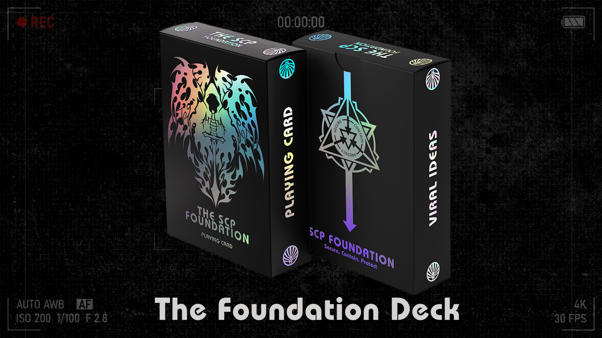 Scpd Class Card Collection The SCP Foundation Playing Cards 2nd Edition- Foundation Deck (Black E ...
