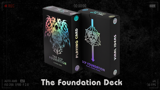 Die SCP Foundation-Spielkarten 2. Edition – Foundation Deck (Black Edition)