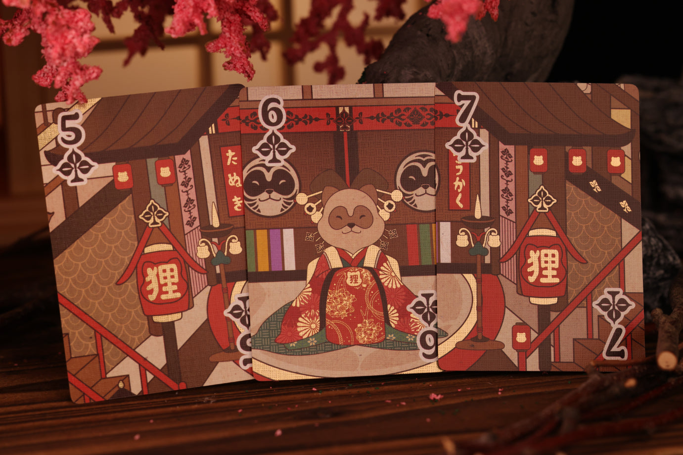 Tanuki Yukaku Playing Cards - Yukaku Tales Edition