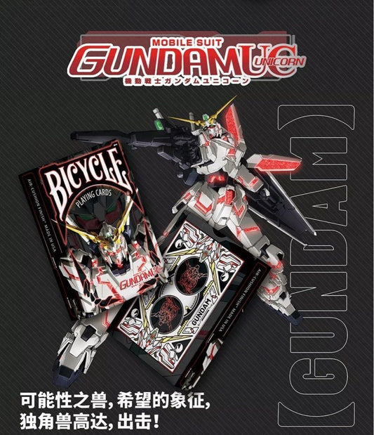 Bicycle Gundam Unicorn Playing Cards