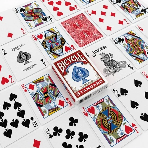 Bicycle Rider Back Standard Playing Cards (Red)