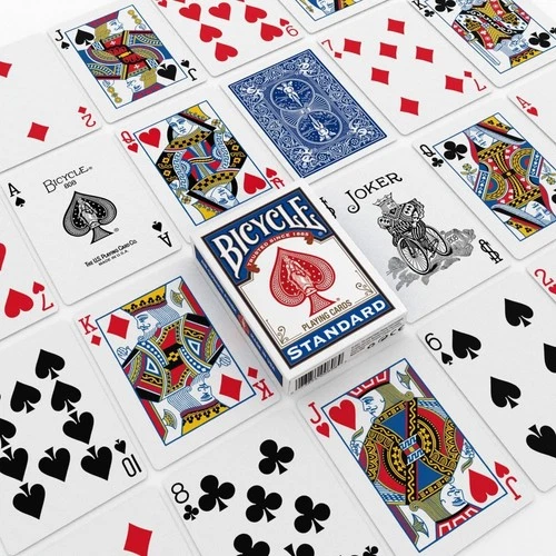 Bicycle Rider Back Standard Playing Cards (Blue)