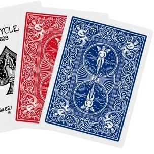 Bicycle Rider Back Standard Playing Cards (Blue)