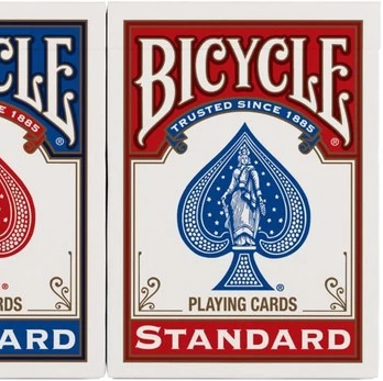 Bicycle Rider Back Standard Playing Cards (Red)